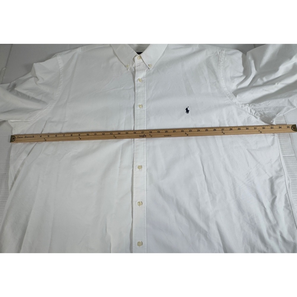 Ralph Lauren Button Down Shirt Mens 4XLT Long Sleeve Oxford Prep Old Money - Picture 5 of 10